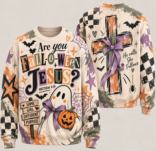 Are You Fall-o-ween Jesus Ghost Sweatshirt