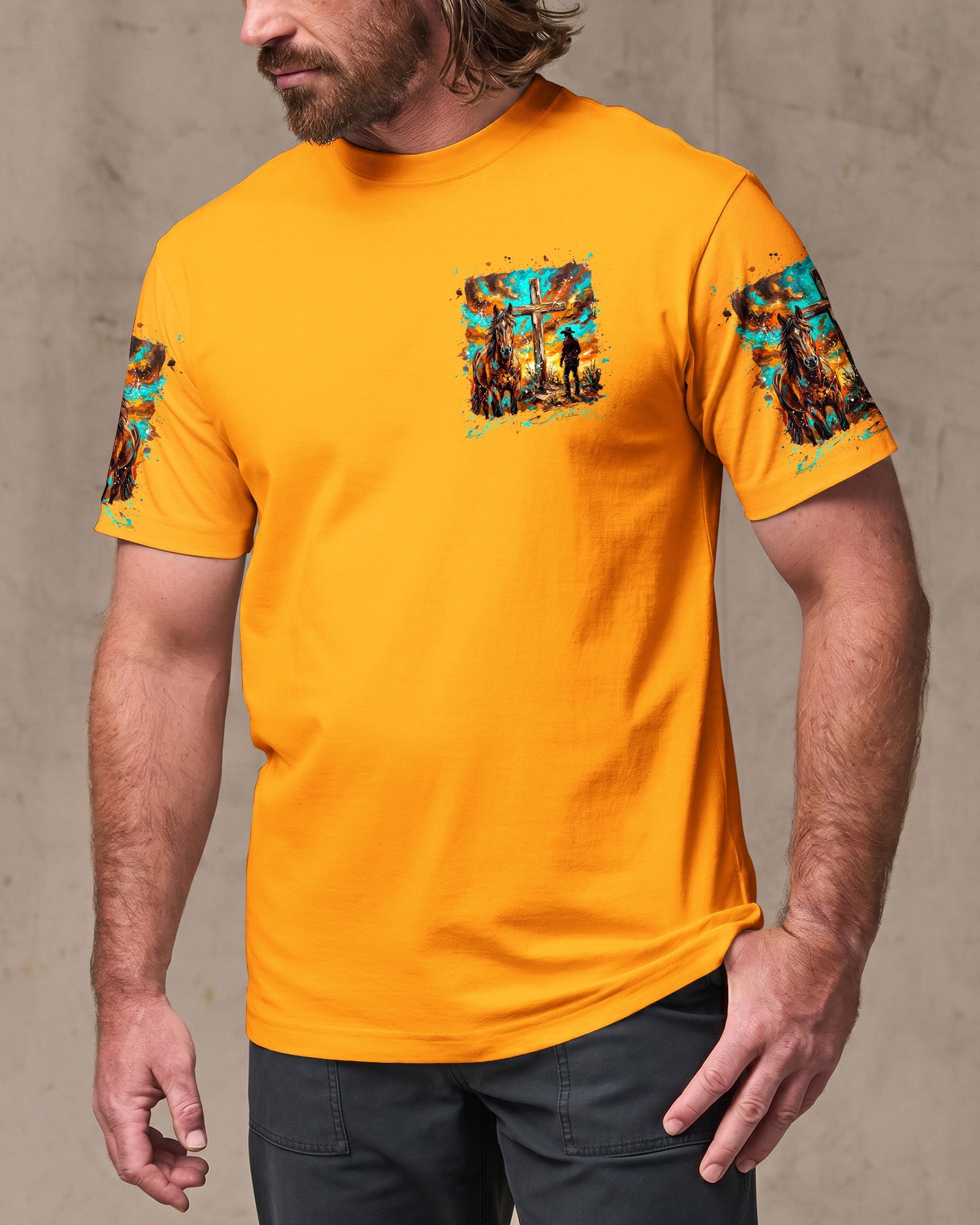 Blessed By God Loved By Jesus Men's All Over Print Shirt - Trunx261591