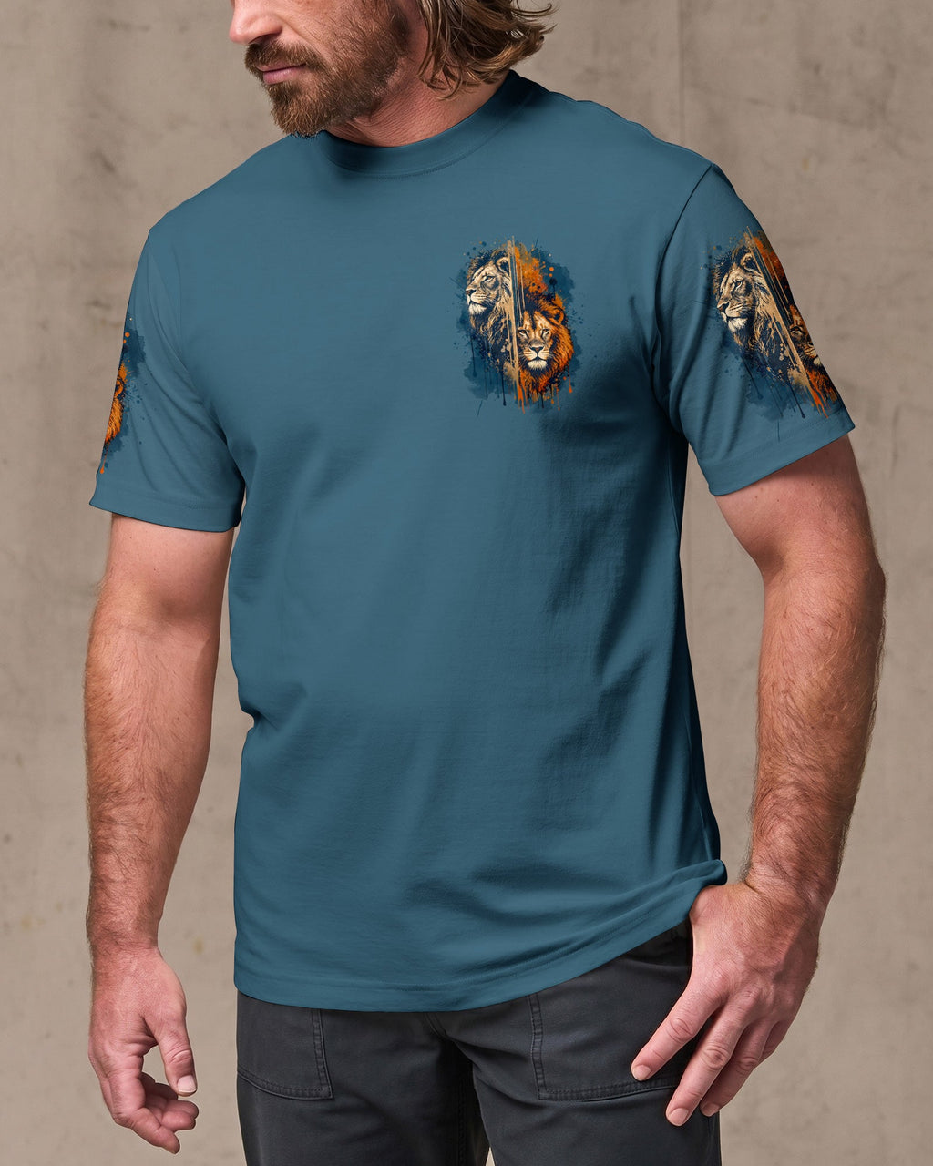Blessed By God Lion Men's All Over Print - Trunx064761