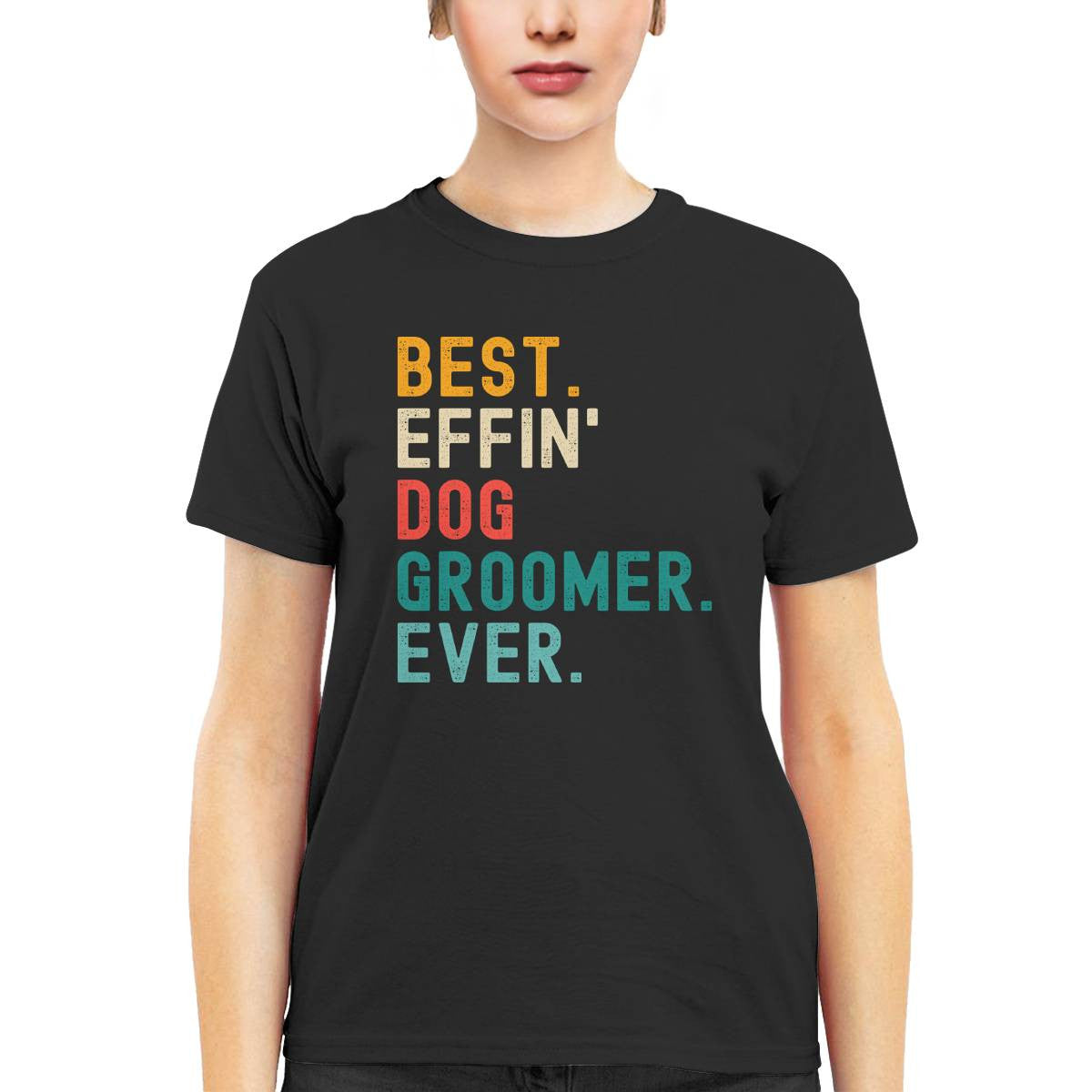 Awesome Dog Groomer-T-shirt - grunx260804-0036