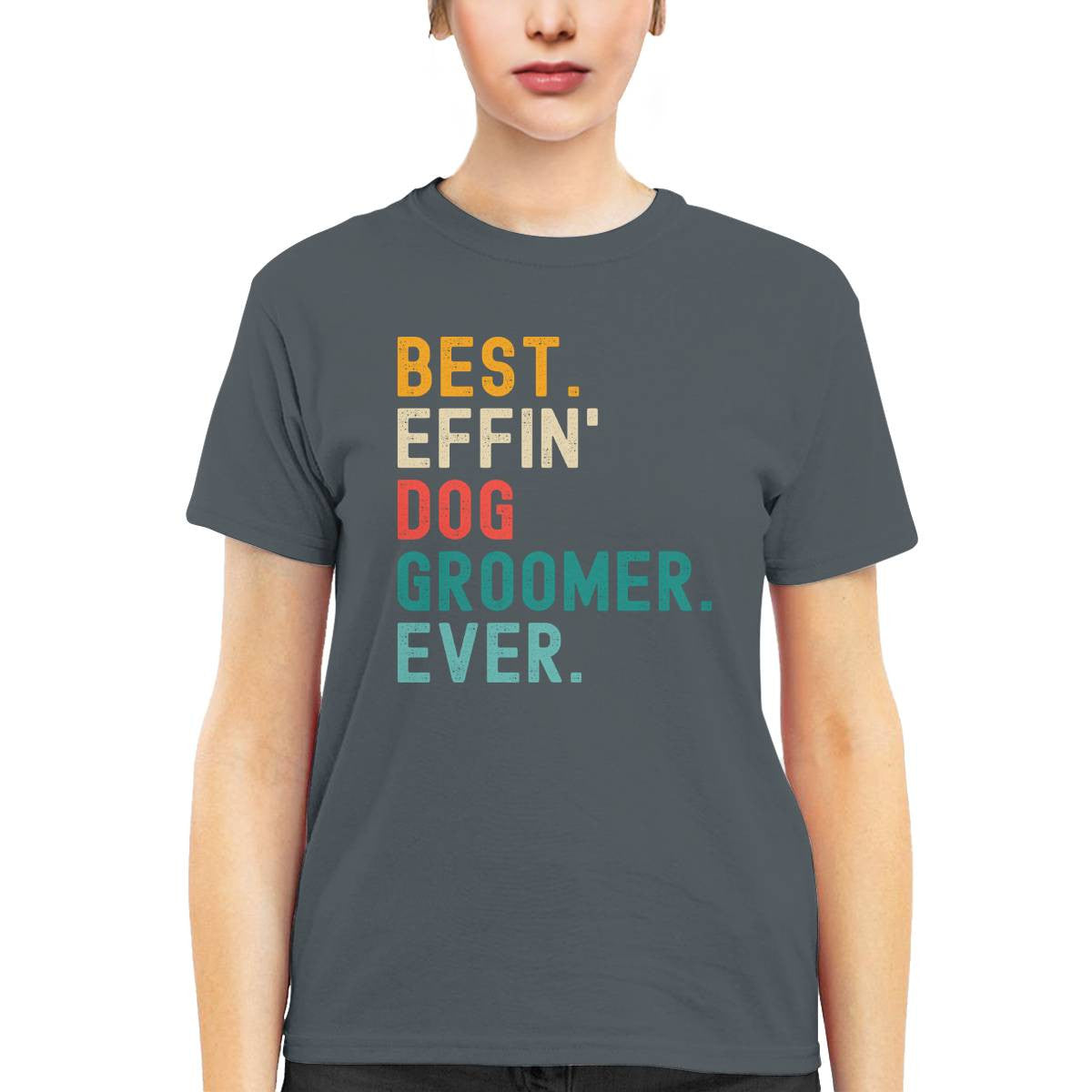 Awesome Dog Groomer-T-shirt - grunx260804-0036