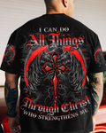I Can Do All Things Cross Wings Men's All Over Print Shirt - Trunx355873