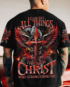 I Can Do All Things Cross Wings Men's All Over Print Shirt - Trunx482323