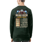 Awesome HVAC Tech Hourly Rate-Hoodie - grunx260804-0235