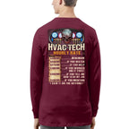 Awesome HVAC Tech Hourly Rate-Hoodie - grunx260804-0235
