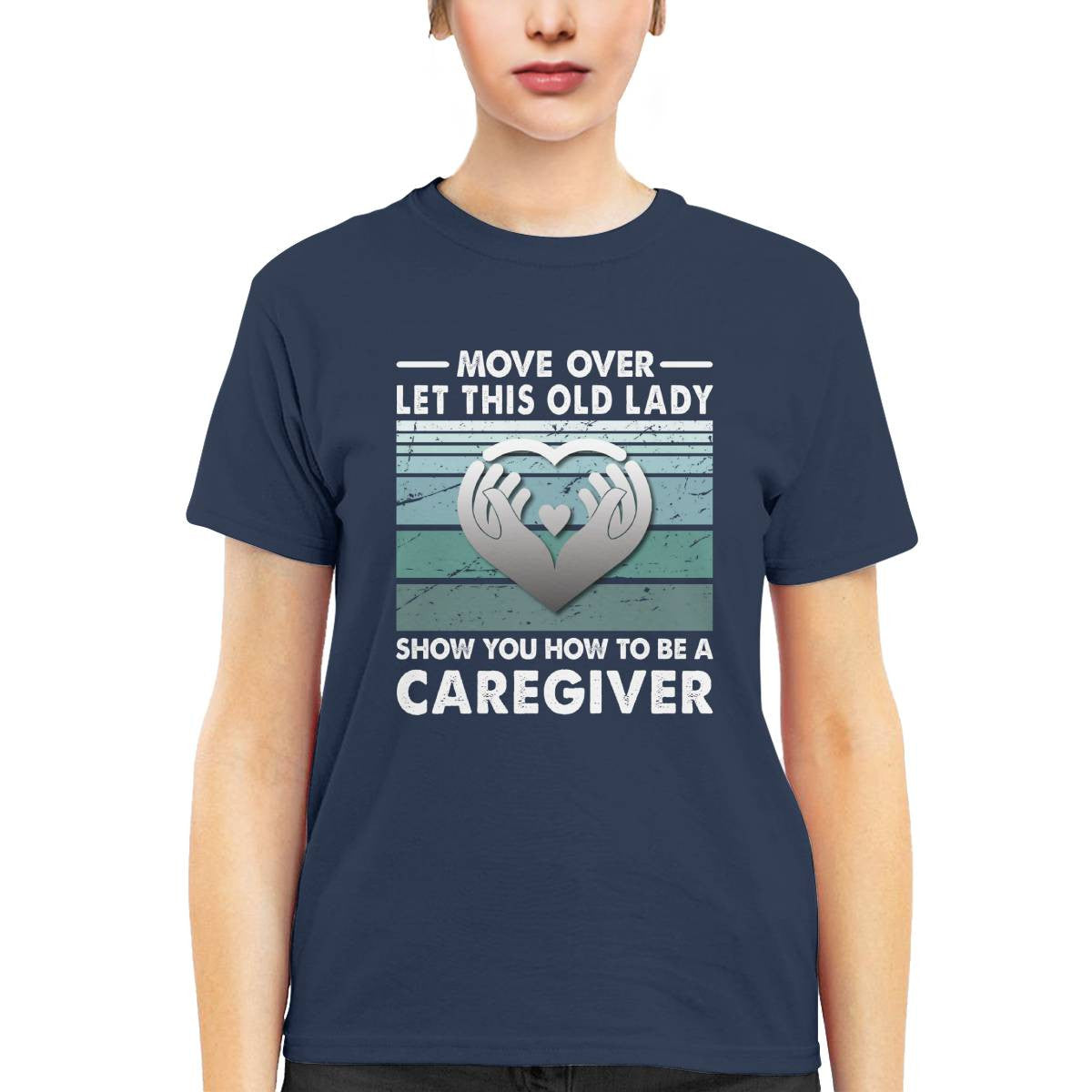 Awesome Caregiver-T-Shirt-#F011024OLDLDY2FCAREZ4