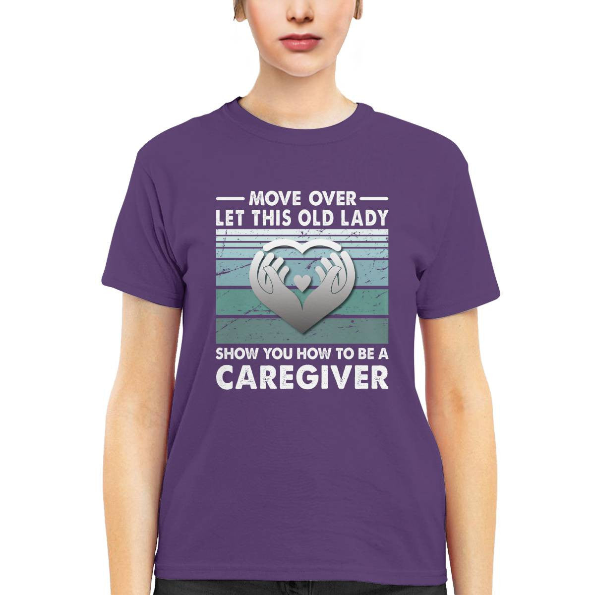 Awesome Caregiver-T-Shirt-#F011024OLDLDY2FCAREZ4
