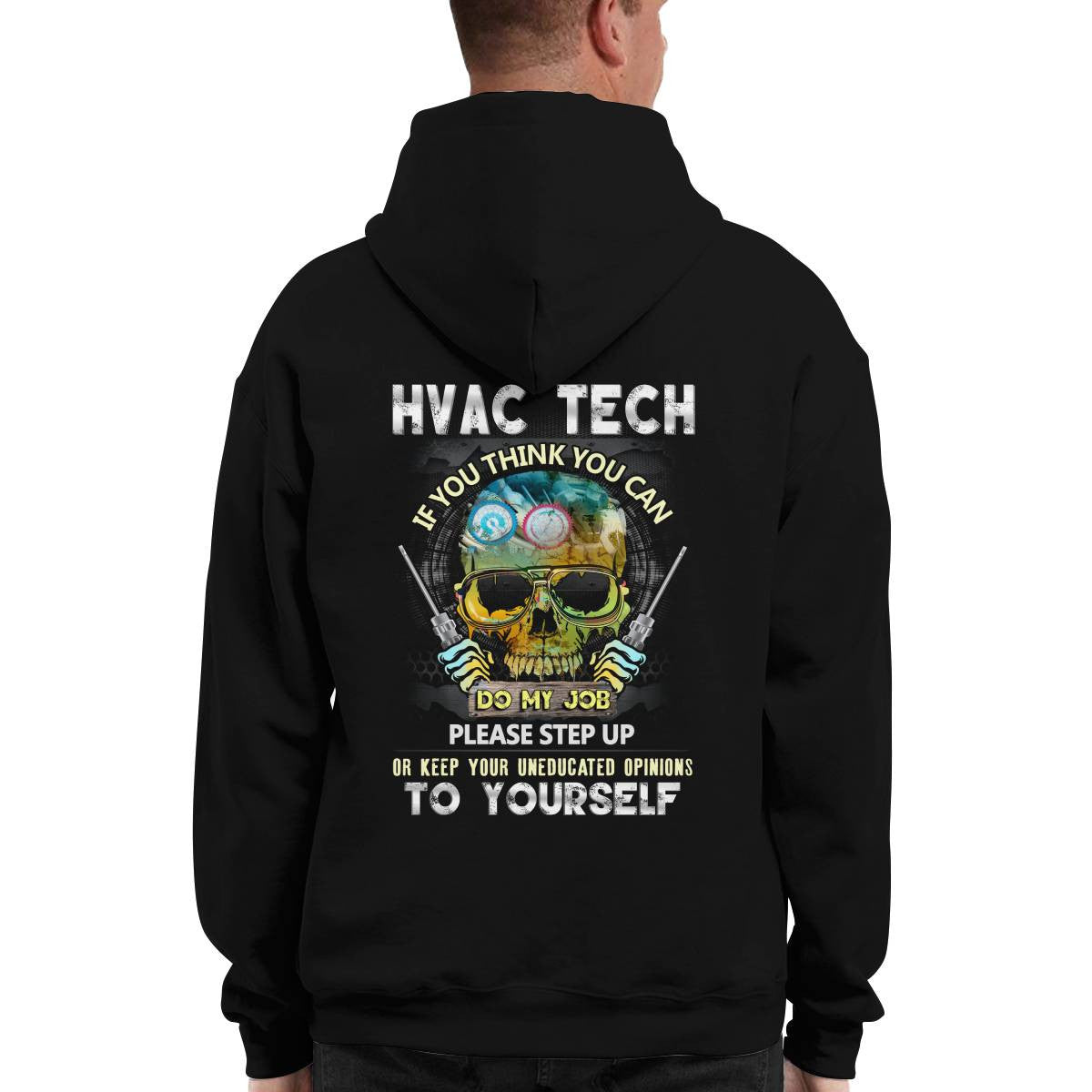 Awesome HVAC Tech-Hoodie - grunx260804-0226