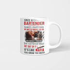 Awesome Bartender It's like mafia-T-shirt - grunx260804-0263