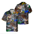 Awesome Ironworker - AOP Pocket Hawaiian Shirt - grunx260804-0278