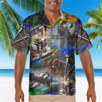 Awesome Ironworker - AOP Pocket Hawaiian Shirt - grunx260804-0278