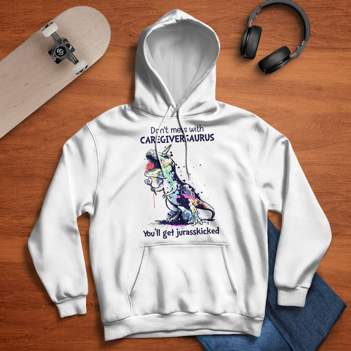 Awesome Caregiver-T-Shirt-#F031024JRKID1FCAREZ4